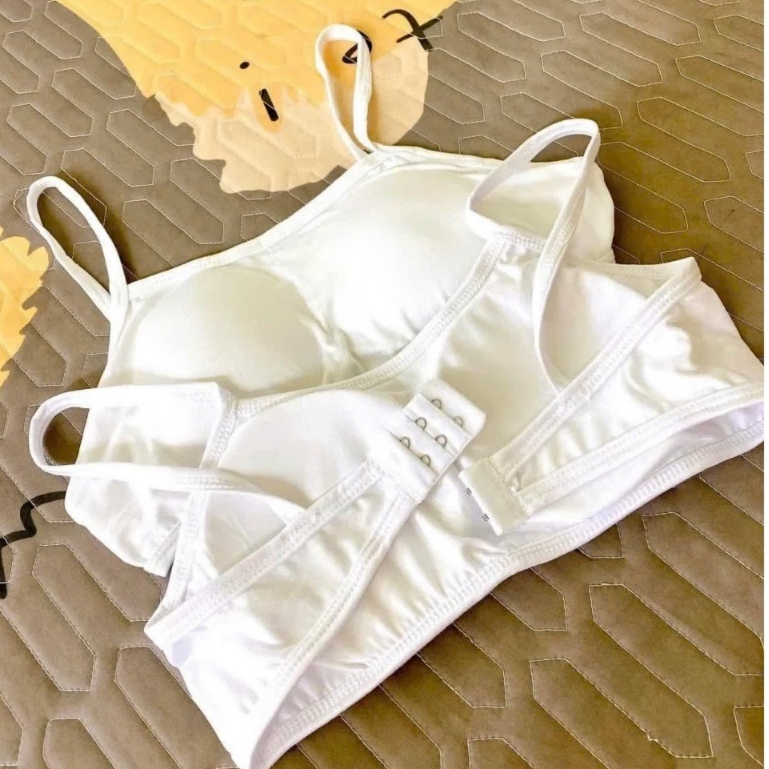 Áo Bra Học Sinh Cài Sau Kèm Mút Đệm Chất Cotton Mềm Mịn Thấm Hút Mồ Hôi mã CC1