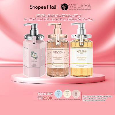 [Top Bán chạy] Sữa Tắm Nước Hoa Weilaiya Chính Hãng 450ml Hương Thơm Quyến Rũ Sang Trọng
