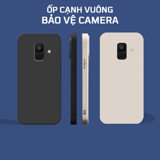 Ốp lưng Samsung A6 2018, A6 Plus(A6+), A8, A8 Plus TPU cạnh vuông | Vỏ điện thoại SS galaxy dẻo, bảo vệ camera