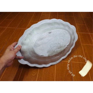 Khay lẩu cá chép om dưa bằng gang đúc ( loại trung )