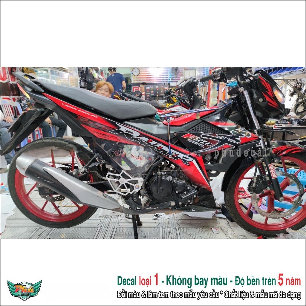 Tem rời Raider đỏ đen hayabusa (14)