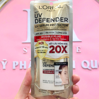 Loreal Kem Chống Nắng Loreal Paris UV Defender Serum Invisible Fluid SPF 50+/PA ++++ Long UVA 50ml