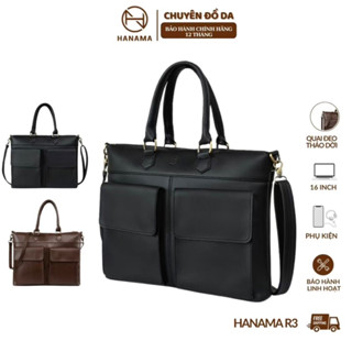 (Giá mở bán) Túi cặp công sở R3 Da bag Nam Cao Cấp Hanama