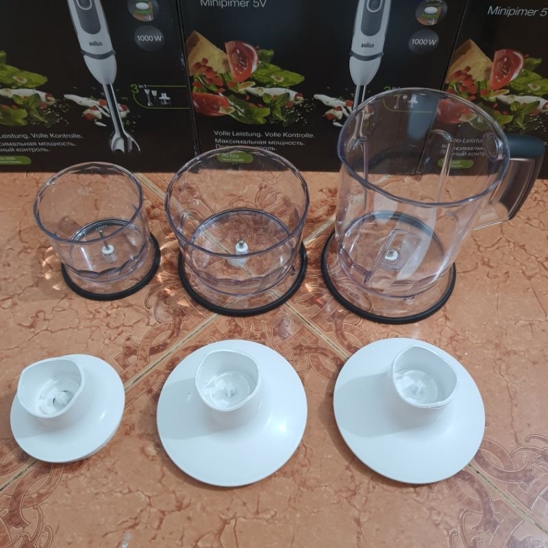 Cối xay thịt máy xay cầm tay braun 350ml 500ml 1250ml