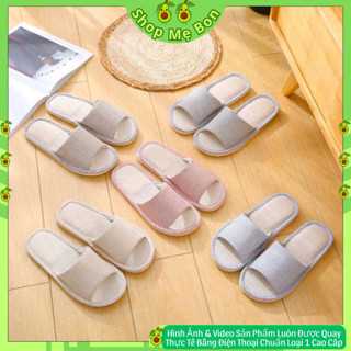 Dép Vải Đi Trong Nhà,Dép Văn Phòng Kẻ Sọc Thanh Lịch Cá tính cao cấp 2024 - Dép đi trong nhà giá rẻ