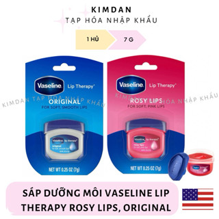   NK MỸ  SÁP DƯỠNG MÔI VASELINE LIP THERAPY ROSY LIPS ORIGINAL 7G 