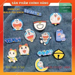 Sỉ Ghim cài balo túi xách,huy hiệu cài túi xách balo hình DORAEMON dễ thương,KT 3-5cm nhựa acrylic-3 miền food vina