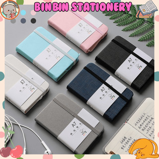 Sổ tay bìa cứng vỏ nhám size A6, A7 học từ vựng, ghi chú, làm quà tặng, phong cách Basic, bìa chống thấm nước, 200 trang