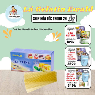  Lá gelatin ewald ĐỨC chính hãng nấu chè làm bánh các loại - Gian Bếp Nhỏ Orino 