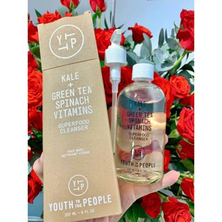 Sữa Rửa Mặt YOUTH TO THE PEOPLE Kale + Green Tea Spinach Vitamins Superfood Cleanser