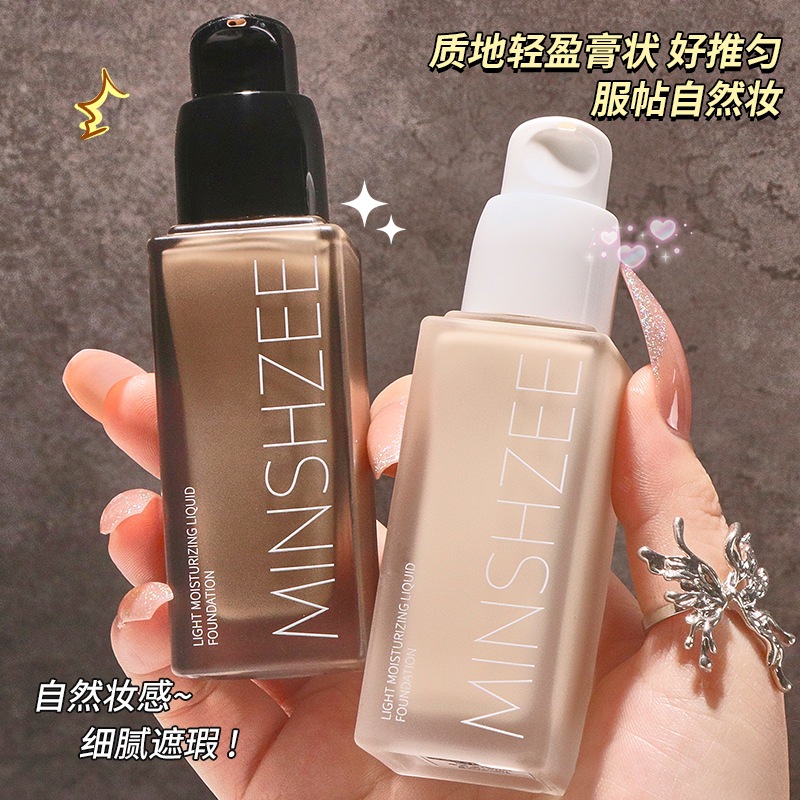 Kem nền MINSHZEE 30ml kem nền dành cho da dầu da khô che khuyết điểm nâng tông đồ makeup nội địa trung F48 Sammi beauty 