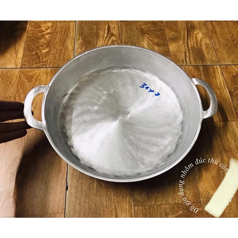 Chảo gang đúc đáy bằng 31cm