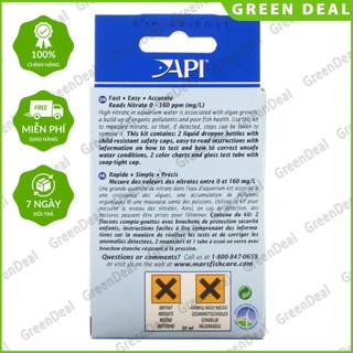 API - Nitrate NO3 Test Kit | Bộ đo nồng độ Nitrat cho hồ biển thủy sinh