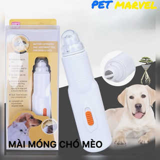 Máy mài móng thú cưng, chó mèo, dùng pin siêu bền , tiện lợi