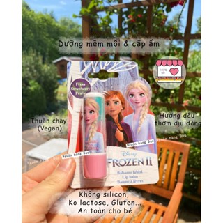  Son dưỡng môi Thuần chay trẻ em Elsa & Bella  Frozen  cho bé gái Bill Đức - Nguồn hàng Đức 
