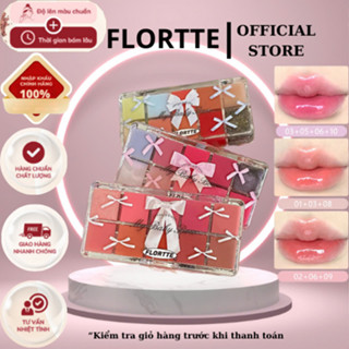 [Hỏa Tốc] Bảng son bóng FLORTTE 10 ô My Baby Bow Kèm Cọ