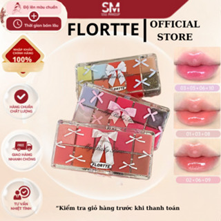 [Hỏa Tốc] Bảng son bóng FLORTTE 10 ô My Baby Bow Kèm Cọ