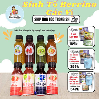 Sinh Tố Berino đầy đủ các hương vị - Dùng để pha chế các loại nước giải khát thay thế nguyên liệu tươi - Gian bếp nhỏ 