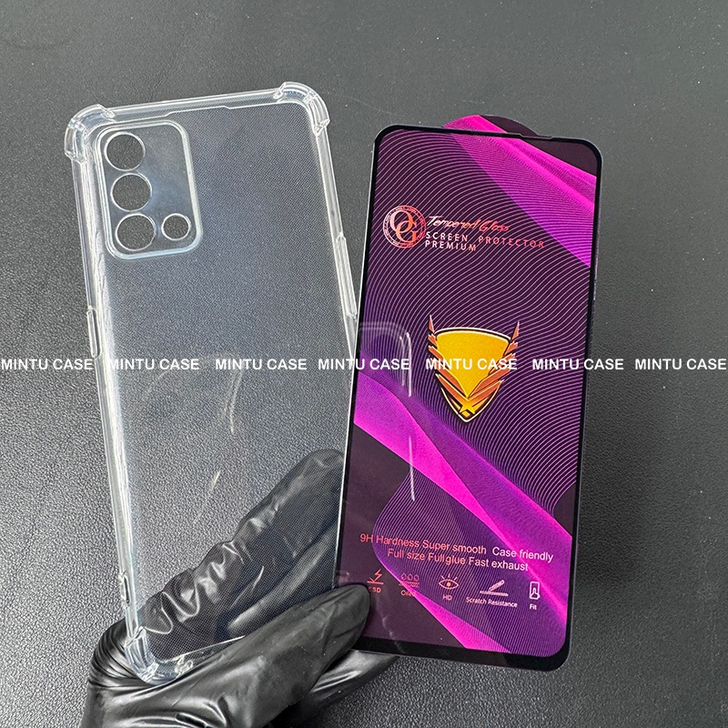 Ốp Lưng và Cường Lực cho Oppo A74 4G / OPPO A74 (4G) / Oppo A95 4G - Loại trong suốt chống sốc TSCS