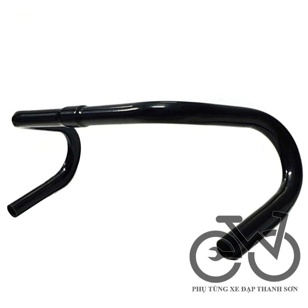 Tay lái xe đạp cong cuộc sừng trâu Fixed Gear, ghi đông sừng dê