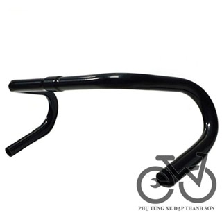 Tay lái xe đạp cong cuộc sừng trâu Fixed Gear, ghi đông sừng dê