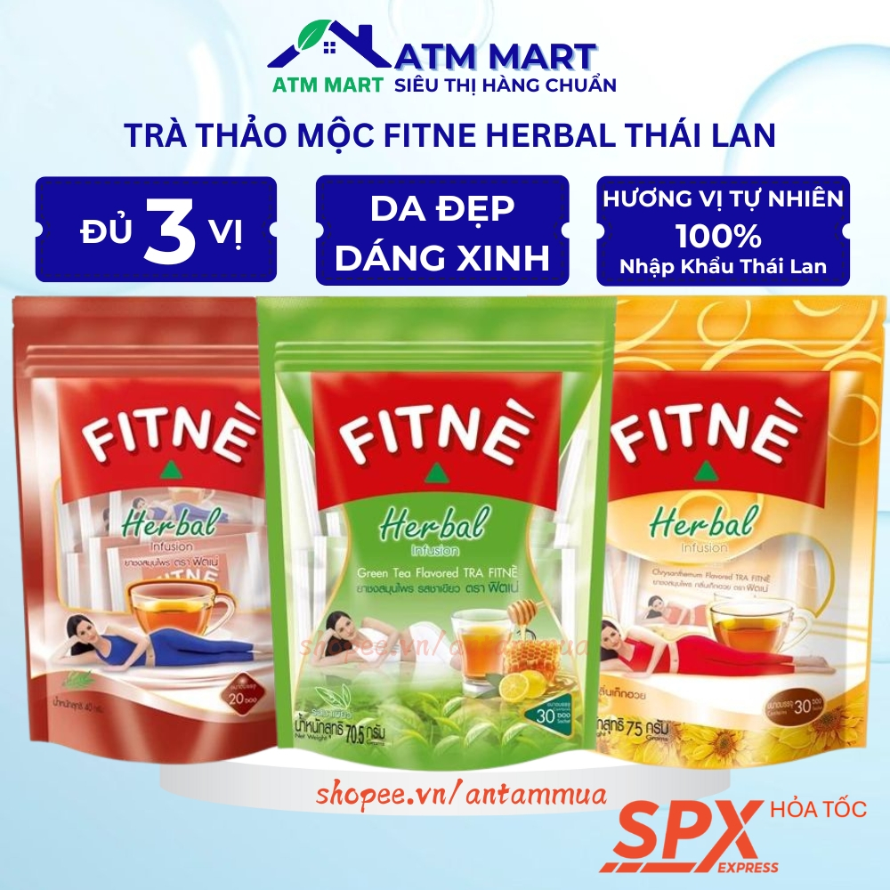 [Hỏa Tốc HN] Trà Thảo Mộc FITNE HERBAL Thái Lan - ATM MART
