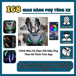 Bộ Đèn Audi Demi Xi Nhan Future LED và Wave 125i - Chỉnh Màu Qua App Với 210 Hiệu Ứng Tùy Chọn - Bảo Hành 6 Tháng