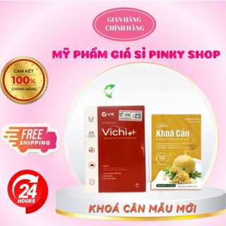 1 hộp giảm cân Vichi ++ sd 1 tháng tặng kèm 1h khoá cân