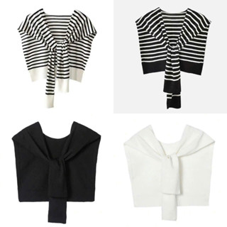 Khăn choàng giả áo khoác vai chất liệu len dệt mongtoghi bốn màu siêu xinh sang chảnh hàng xuất dư loại đẹp cận chất