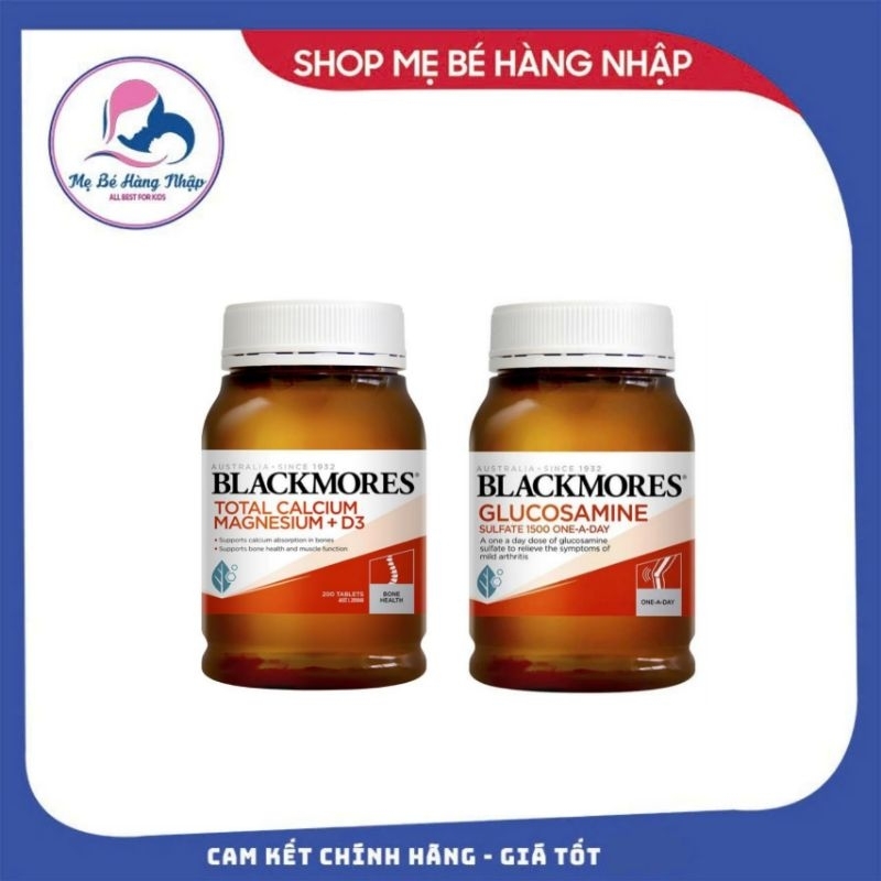 Viên Uống Blackmores Úc Total Calcium & Magnesium D3 và Glucosamine Blackmores