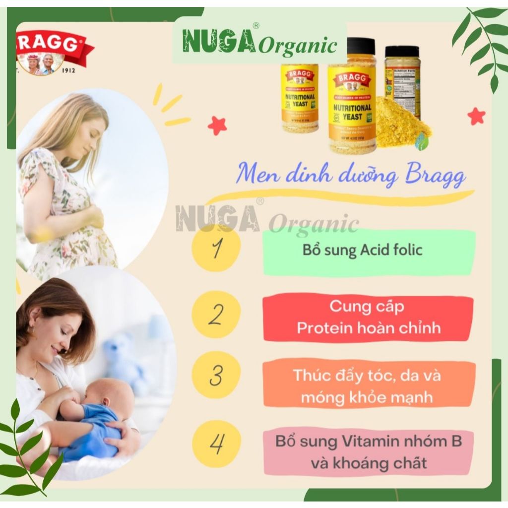 Men dinh dưỡng Bragg - 127g