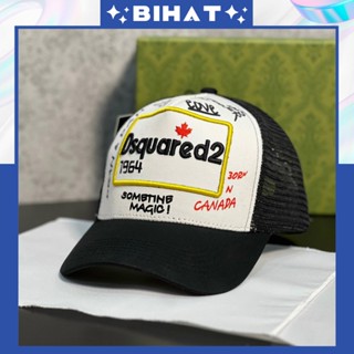 Mũ Lưỡi Trai DSQUARED2 Khoá Nút Thời Trang Nam Nữ, nón kết kaki phối lưới Dsquared2 thoáng mát MU146