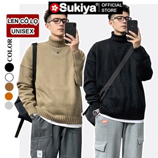 Áo Len Nam Cổ Lọ SUKIYA Chất Len Dày Dặn kiểu dáng Hàn Quốc AL52
