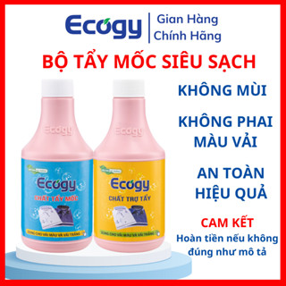TẨY MỐC siêu sạch Ecogy tẩy sạch mốc, thâm kim, vết két mồ hôi, vết dầu mỡ, vết máu trên cả quần áo trắng, áo màu-Ecogy