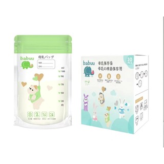 Túi trữ sữa 100ml Babuu (hộp 30 túi)