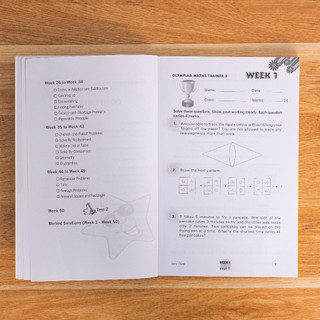 Sách Olympiad Maths Trainer 3, Toán Singapore luyện thi lớp 3 ( 9 - 10 tuổi )