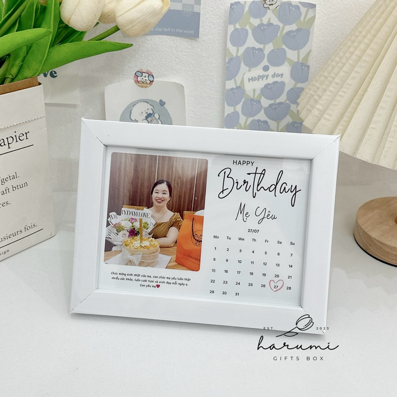 Khung Ảnh Để Bàn, Khung Ảnh Treo Tường size 15x21cm Mặt Kính chắc chắn - Harumi Gifts
