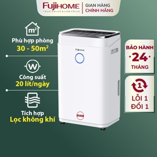 Máy hút ẩm FujiHome DH20W Nhập Khẩu 20 Lít công nghệ, ionzer lọc sạch không khí, độ ồn thấp 20L