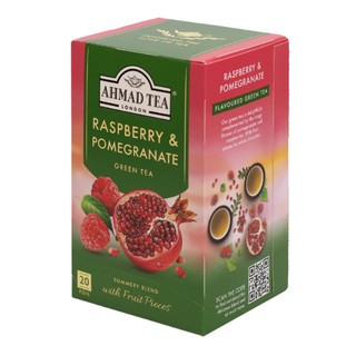 Trà xanh hương Lựu - Mâm xôi AHMAD - Ahmad Raspberry&Pomegranate
