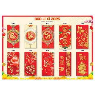 COMBO 500 BAO LÌ XÌ TẾT 2025
