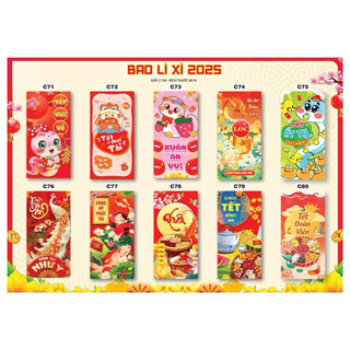 COMBO 500 BAO LÌ XÌ TẾT 2025