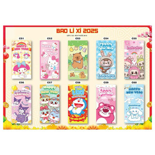 COMBO 500 BAO LÌ XÌ TẾT 2025