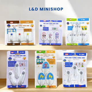 Vĩ 3 Móc Dán Tường Đóng Đinh Chịu Lực 6 kg PHP - Siêu Dính Siêu Bền Tiên Lợi