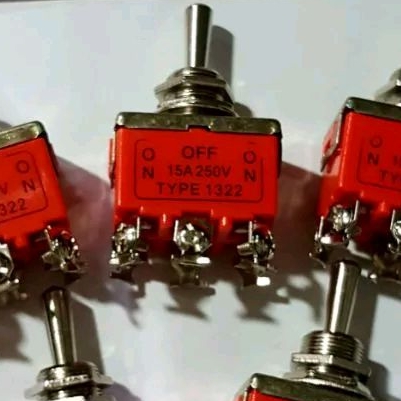 CÔNG TẮC 6 CHÂN  3 NẤC combo 5 cái