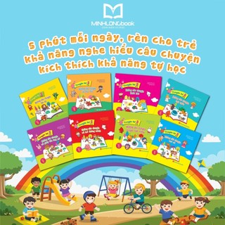 Sách - Combo 8 Cuốn Truyện Kể 5 Phút Cho Bé - Truyện Kể Cho Bé Mầm Non