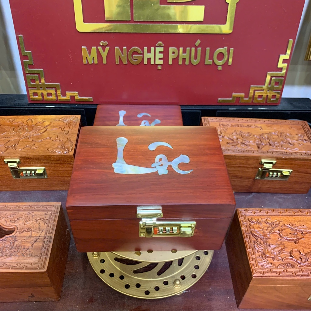 Hộp đựng dấu công ty chữ lộc