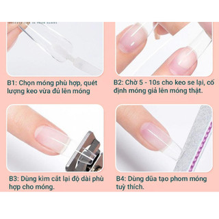 Keo dán móng giả Mxbon loại 1,loại 2 ,keo gắn móng đa năng - Khô nhanh, bám chắc, tiện lợi