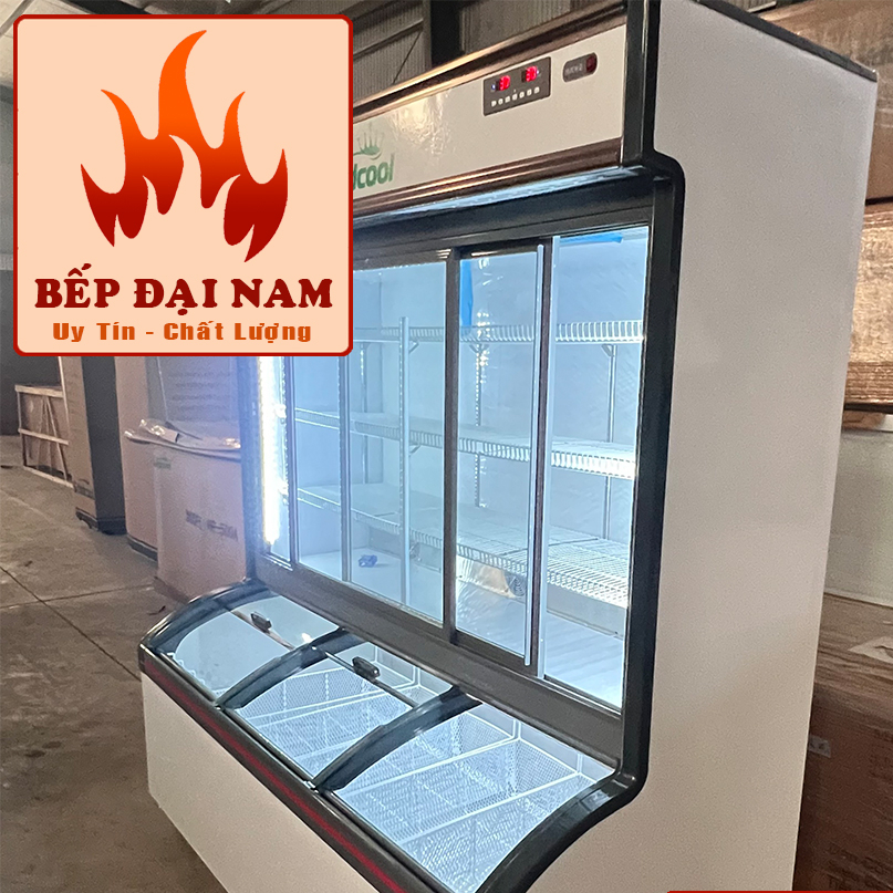 Tủ Đông Mát Trưng Bày 2 Ngăn