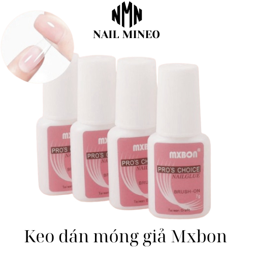 Keo dán móng giả Mxbon loại 1,loại 2 ,keo gắn móng đa năng - Khô nhanh, bám chắc, tiện lợi