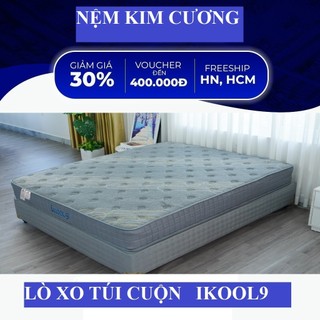Đệm Lò Xo Túi Độc Lập Ép Cuộn IKool9 Nệm Kim Cương - Sang Trọng và Hiện Đại - Bảo hành 10 năm